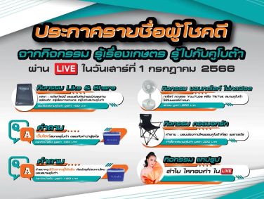 เอาใจสมาชิกโครงการ Kubota Family สายแลกคะแนนห้ามพลาดเลย! กับของรางวัลสุดฮอต ประจำเดือนตุลาคม 2565 นี้ ถูกใจแน่นอน!